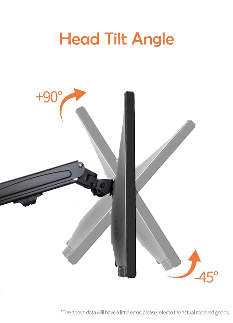 Soporte giratorio ajustable para monitor