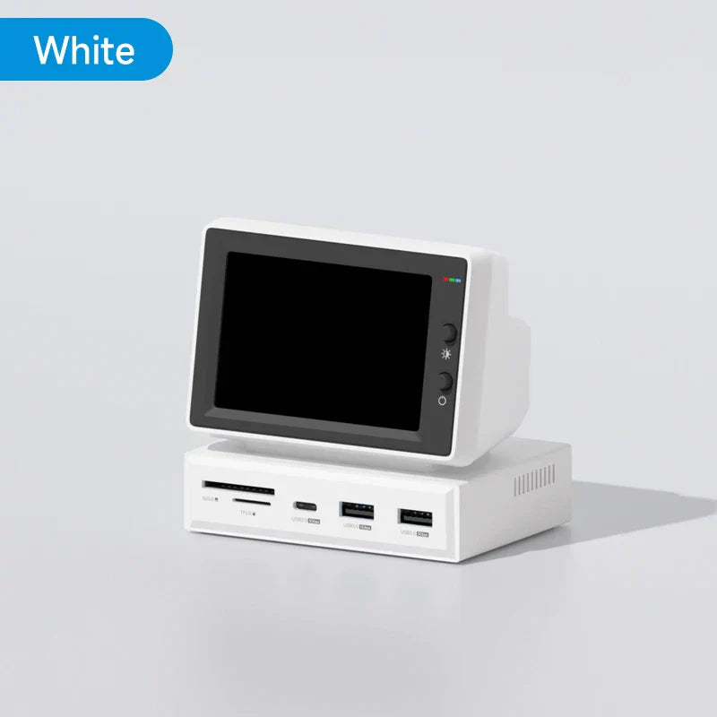 Monitor mini IPS AIDA64 con pantalla retro