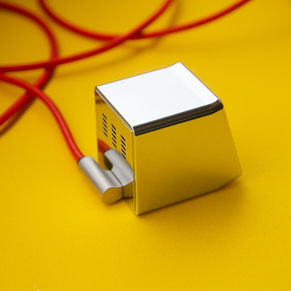 Reloj digital LED con estación meteorológica y wifi