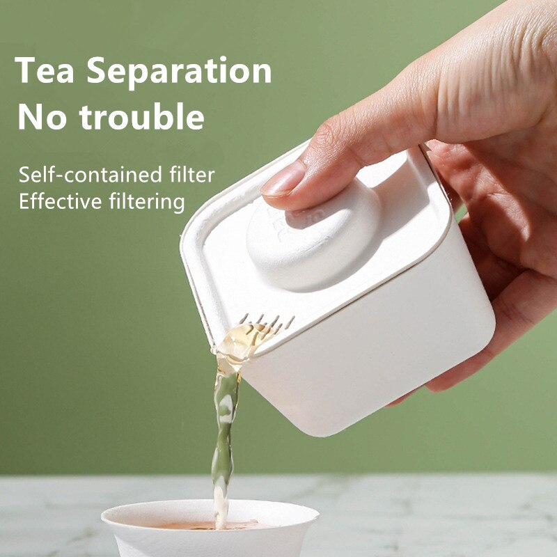 Juego de té portátil minimalista japonés