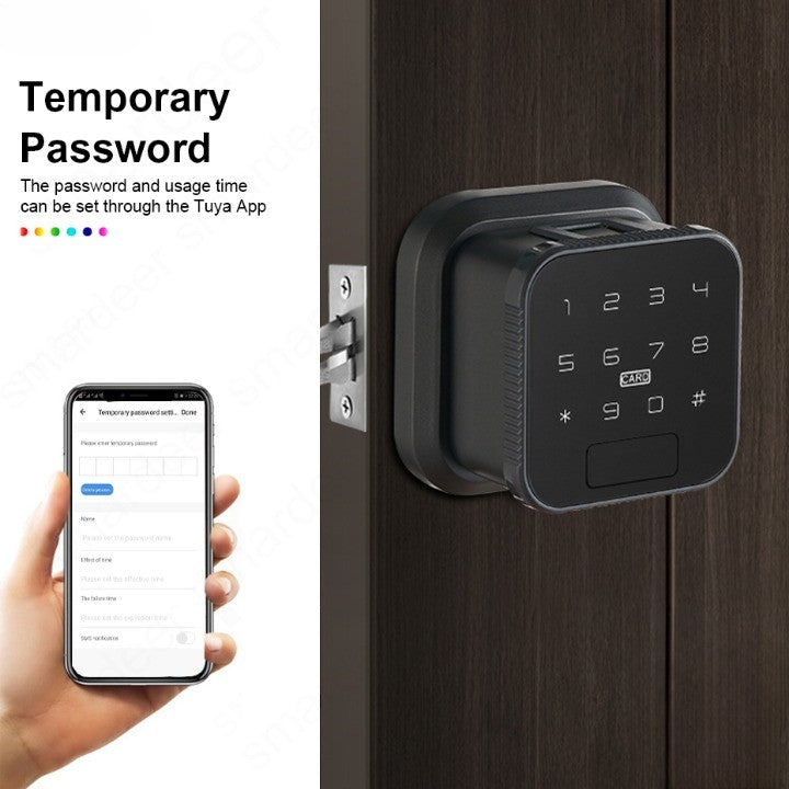 Cerradura electrónica inteligente con huella dactilar y wifi sin llave