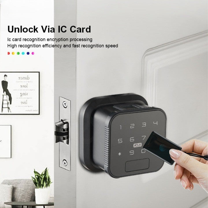 Cerradura electrónica inteligente con huella dactilar y wifi sin llave