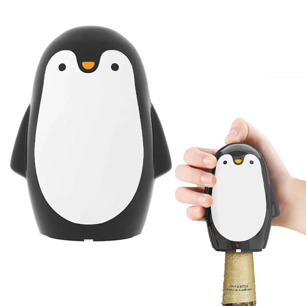 Stainless Steel Penguin Bottle Opener Manual Food Can Opener Food Can Tin