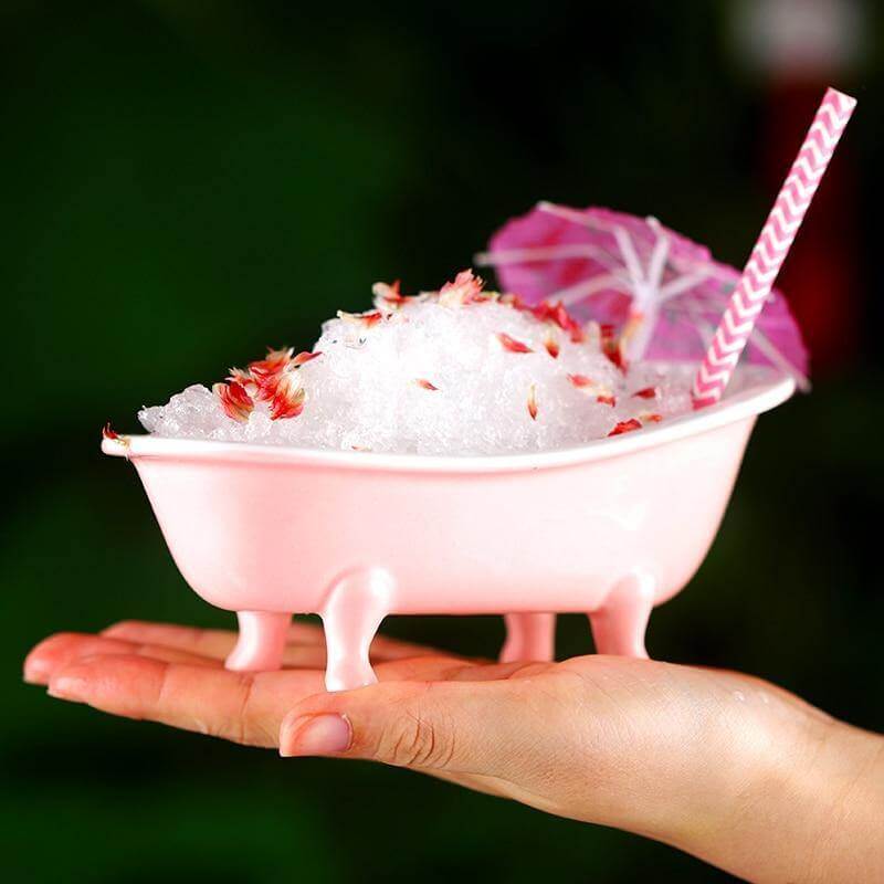 Vaso de batido de bañera realista en 3D 