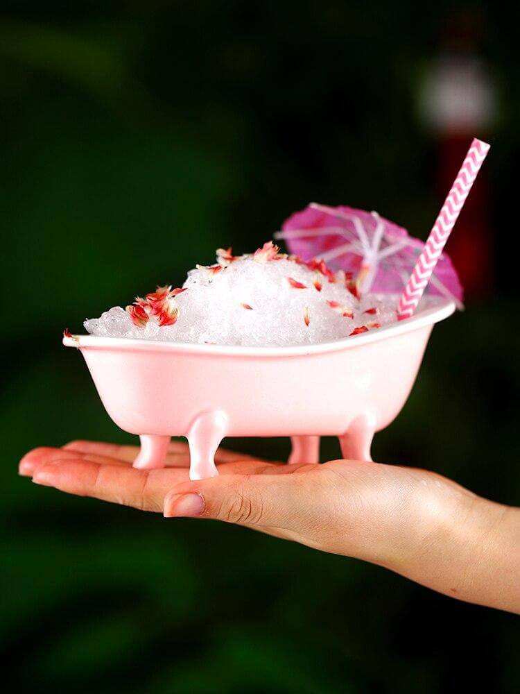 Vaso de batido de bañera realista en 3D 