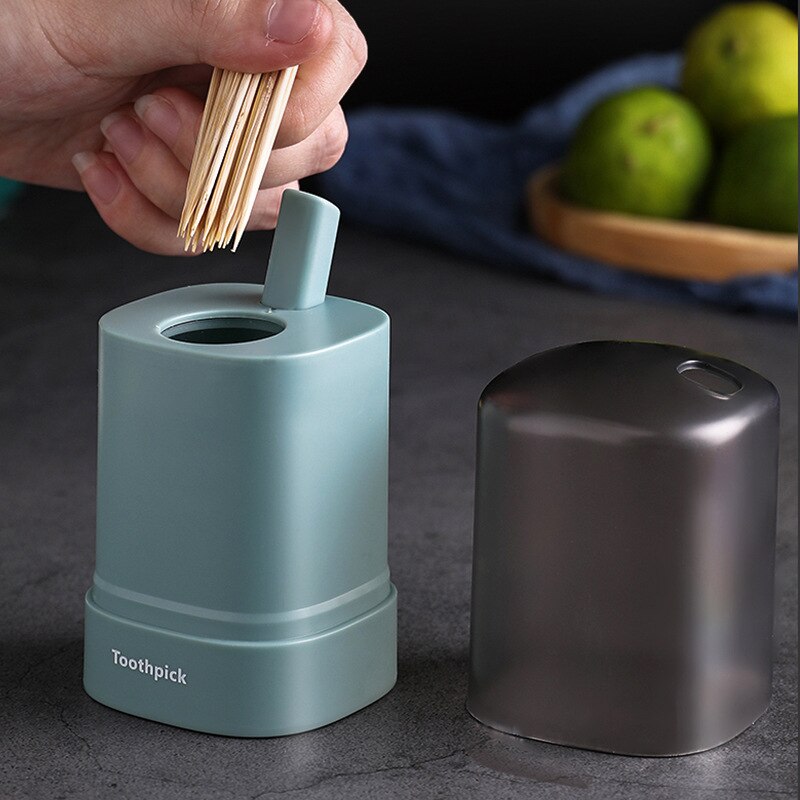Dispensador automático de palillos de dientes con forma de hongo creativo