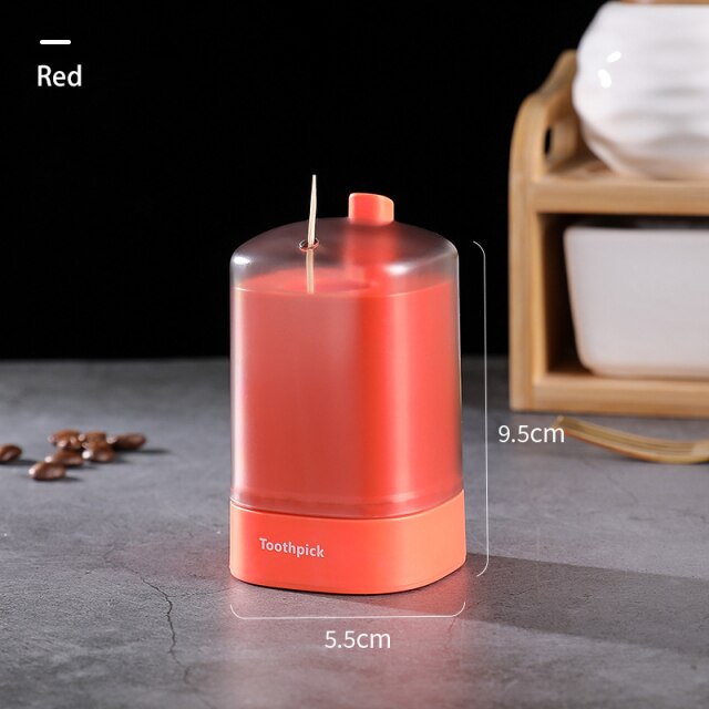 Dispensador automático de palillos de dientes con forma de hongo creativo