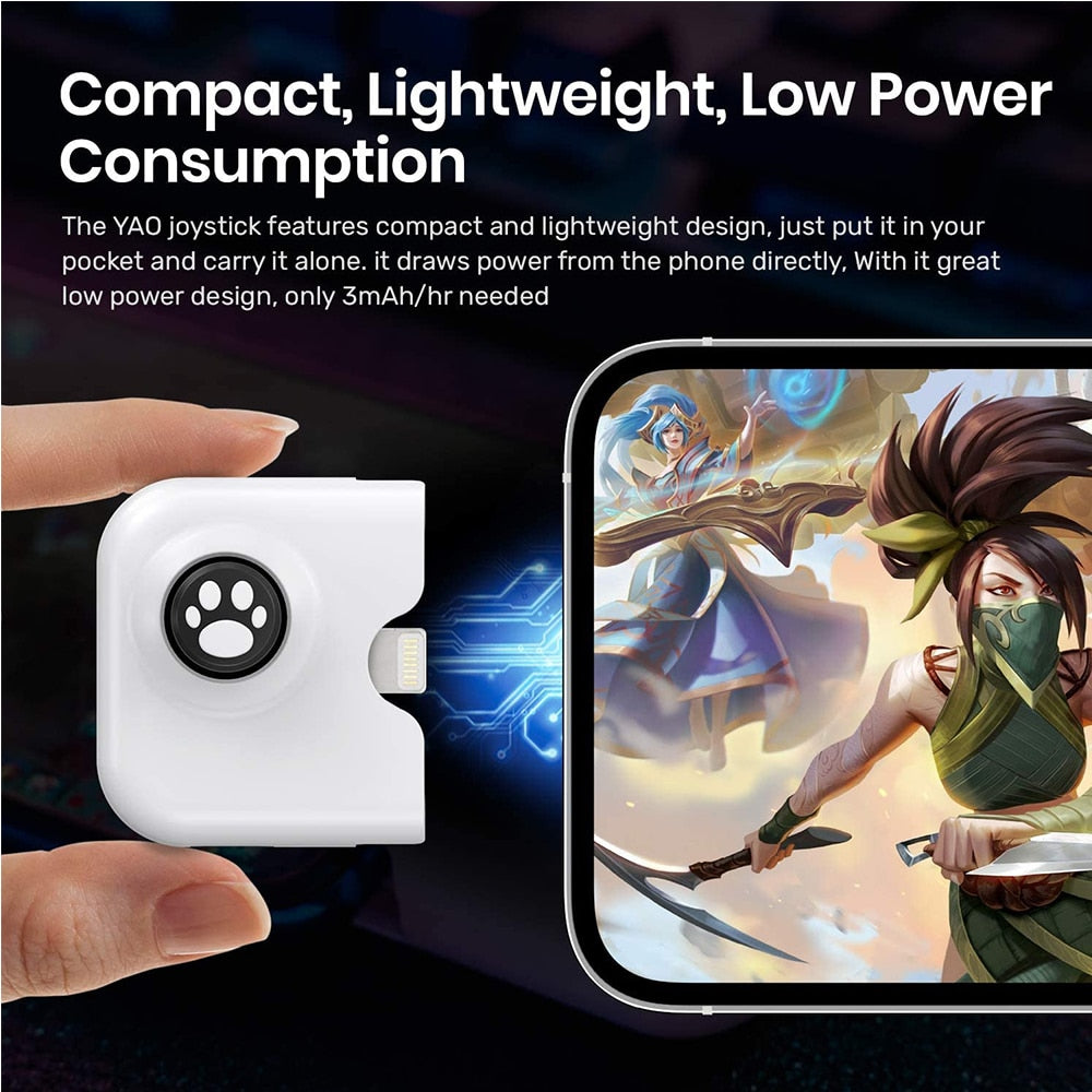 Joystick controlador de juegos para teléfono mini creativo