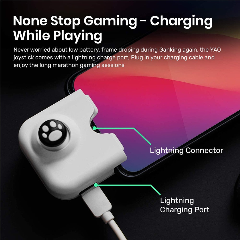 Joystick controlador de juegos para teléfono mini creativo