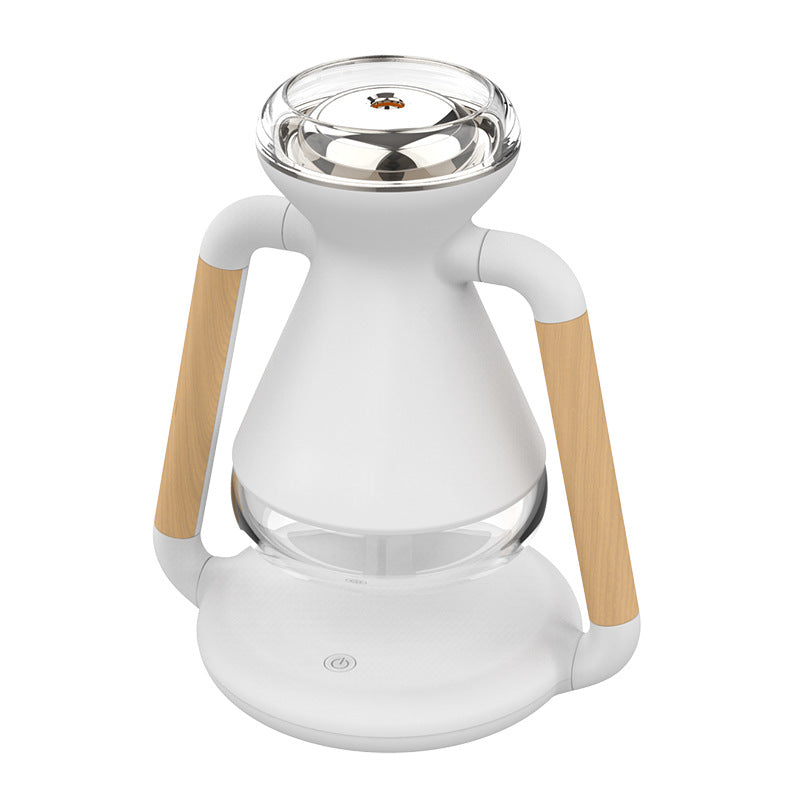 Mini humidificador de aire con cargador inalámbrico para teléfono