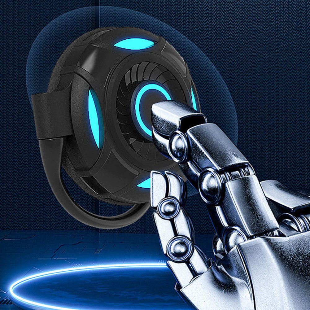 Auriculares Bluetooth futuristas con control táctil