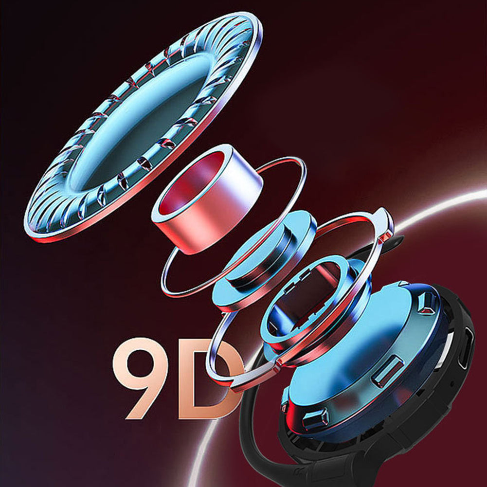 Auriculares Bluetooth futuristas con control táctil